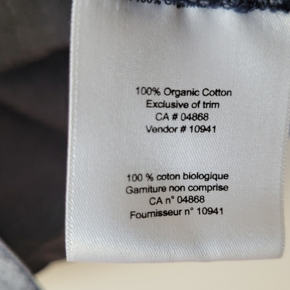 MEC Organic Cottion Button Down Shirt Blue-Grey Chambray Size S - Picture 10 of 12